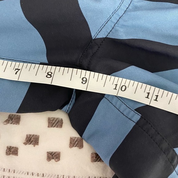 Patagonia Blue Dark Blue Striped Wavebraker Board Shorts Nylon Men’s Size 34 - Picture 3 of 4